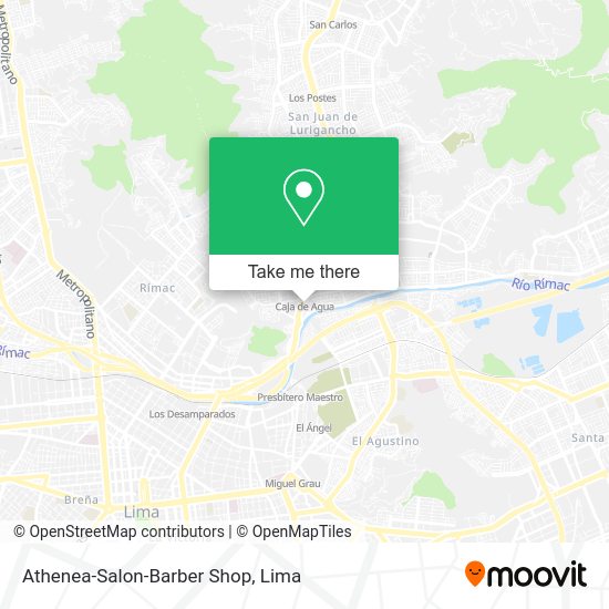Mapa de Athenea-Salon-Barber Shop