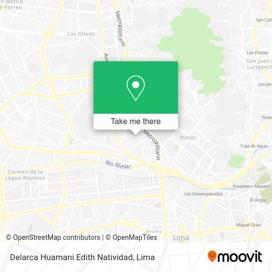 Delarca Huamani Edith Natividad map