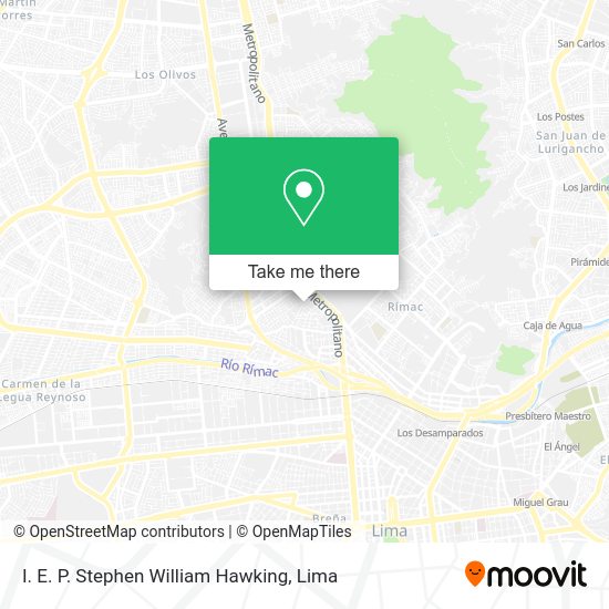 Mapa de I. E. P. Stephen William Hawking