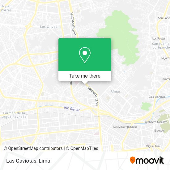 Las Gaviotas map