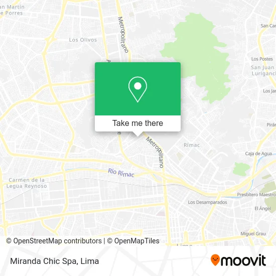 Miranda Chic Spa map