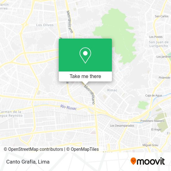 Mapa de Canto Grafía