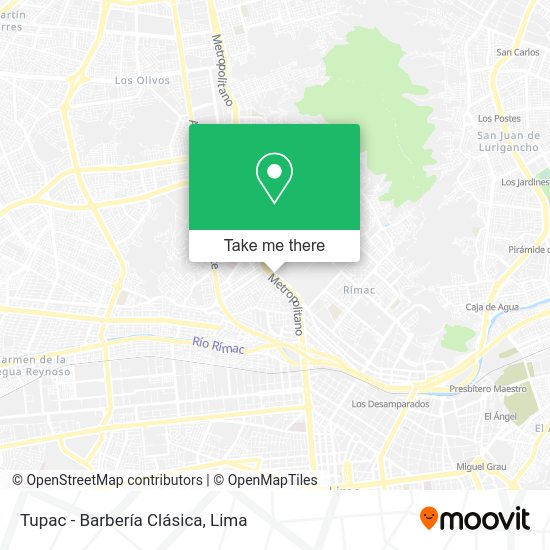 Tupac - Barbería Clásica map