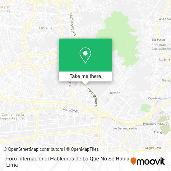 Foro Internacional Hablemos de Lo Que No Se Habla map