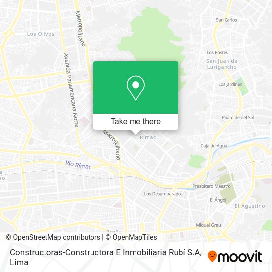 Constructoras-Constructora E Inmobiliaria Rubí S.A map