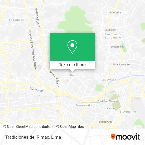 Tradiciones del Rimac map