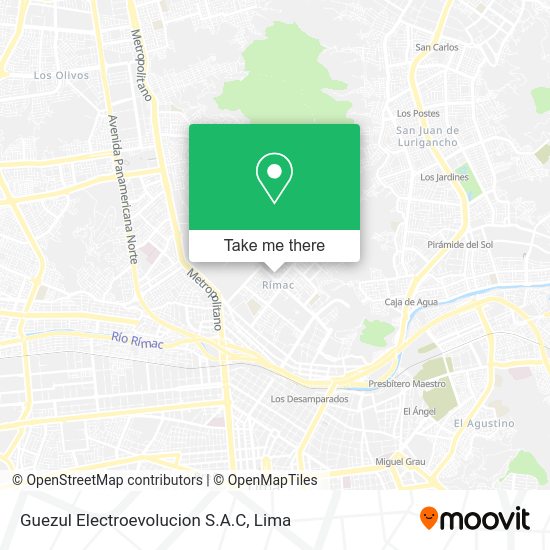 Mapa de Guezul Electroevolucion S.A.C