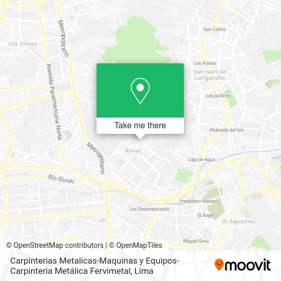 Carpinterias Metalicas-Maquinas y Equipos-Carpinteria Metálica Fervimetal map