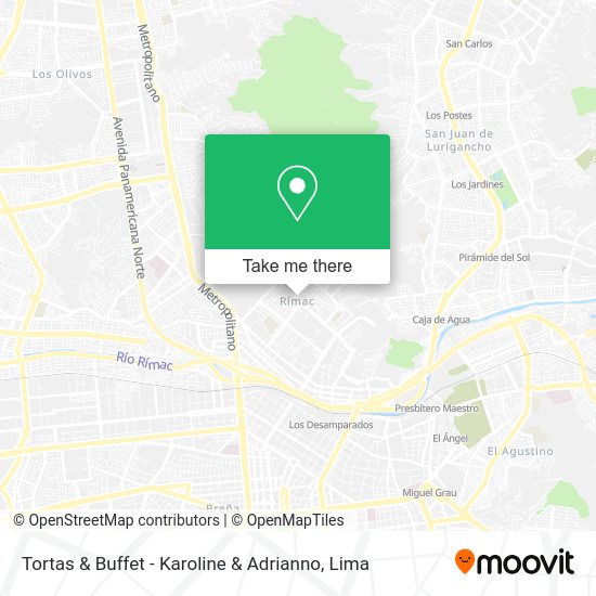 Tortas & Buffet - Karoline & Adrianno map
