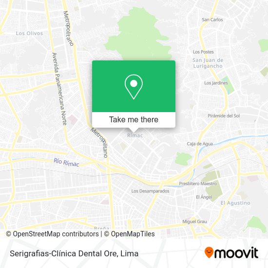 Mapa de Serigrafias-Clínica Dental Ore