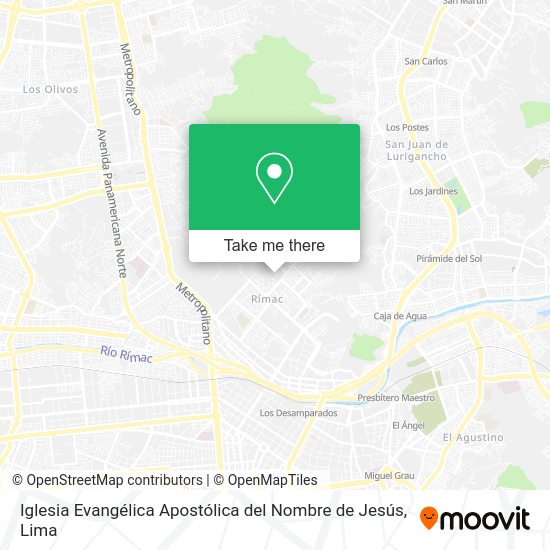 Iglesia Evangélica Apostólica del Nombre de Jesús map