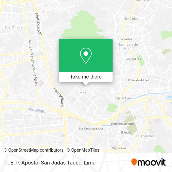 I. E. P. Apóstol San Judas Tadeo map