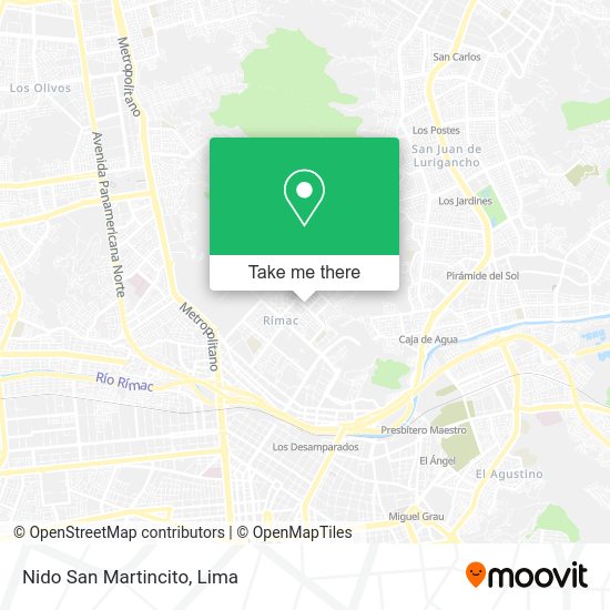 Mapa de Nido San Martincito