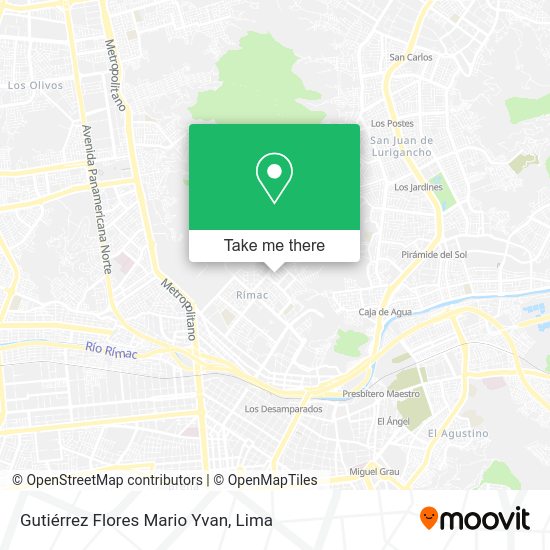 Gutiérrez Flores Mario Yvan map