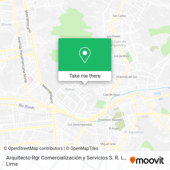 Arquitecto-Rgr Comercialización y Servicios S. R. L. map