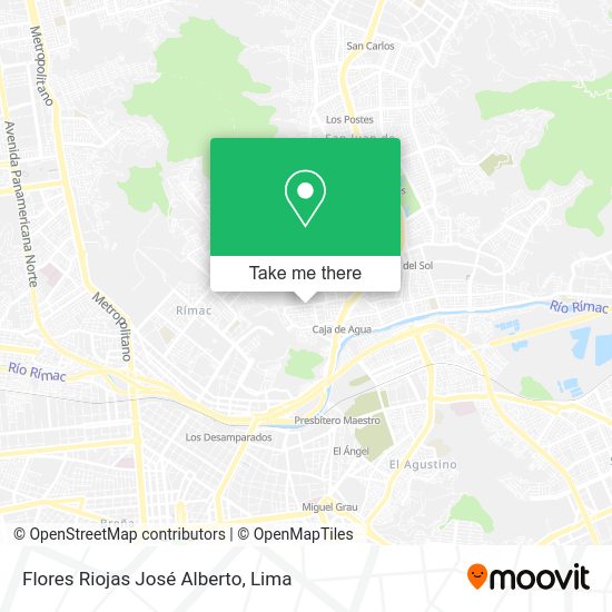 Mapa de Flores Riojas José Alberto