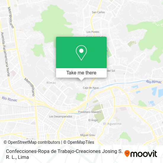 Confecciones-Ropa de Trabajo-Creaciones Josing S. R. L. map