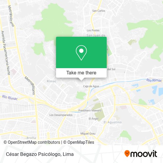 Mapa de César Begazo Psicólogo
