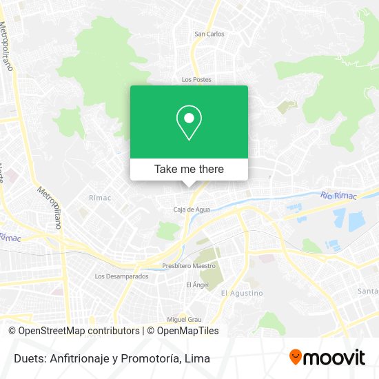 Mapa de Duets: Anfitrionaje y Promotoría
