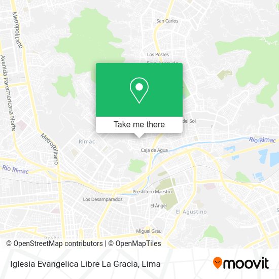 Mapa de Iglesia Evangelica Libre La Gracia