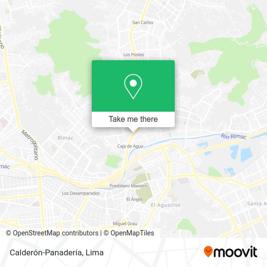 Calderón-Panadería map