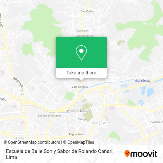 Escuela de Baile Son y Sabor de Rolando Cañari map