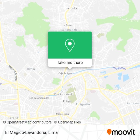 Mapa de El Mágico-Lavandería