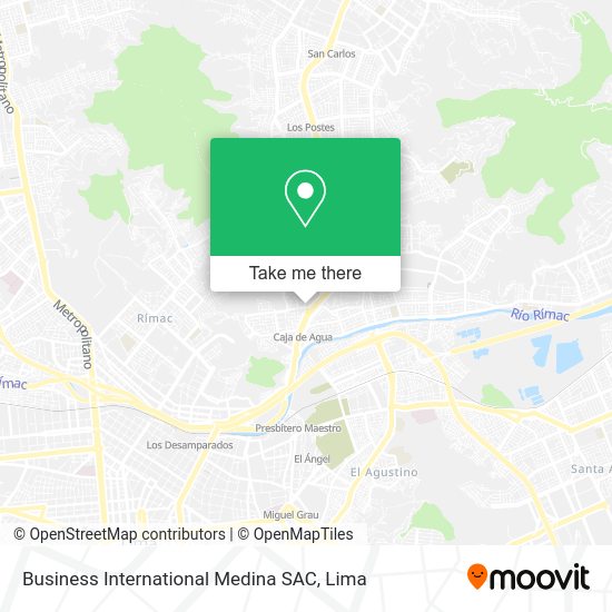 Mapa de Business International Medina SAC