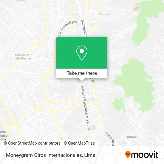 Moneygram-Giros Internacionales map