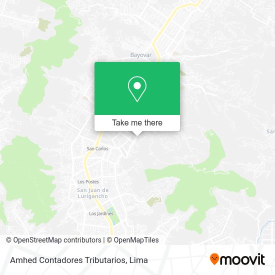Mapa de Amhed Contadores Tributarios