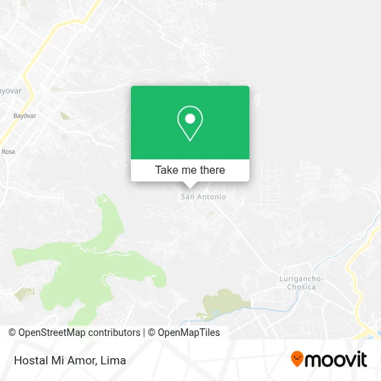 Hostal Mi Amor map
