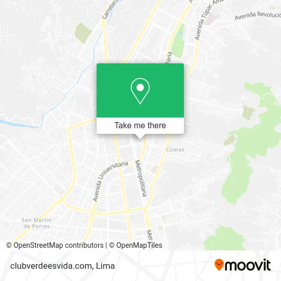 Mapa de clubverdeesvida.com