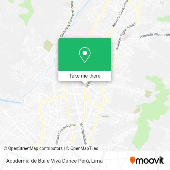 Academia de Baile Viva Dance Perú map