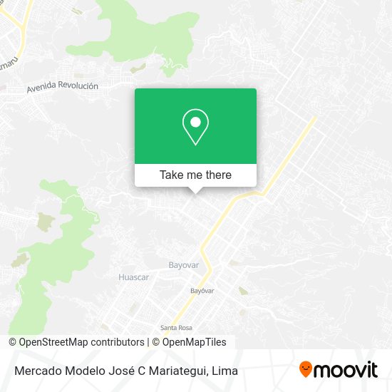 Mercado Modelo José C Mariategui map