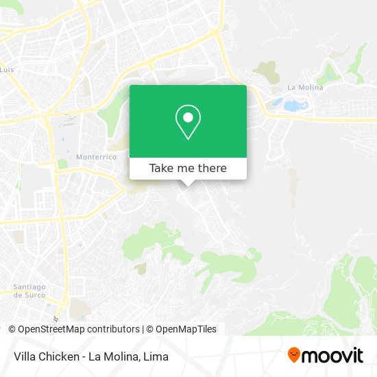 Villa Chicken - La Molina map