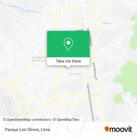 Parque Los Olivos map