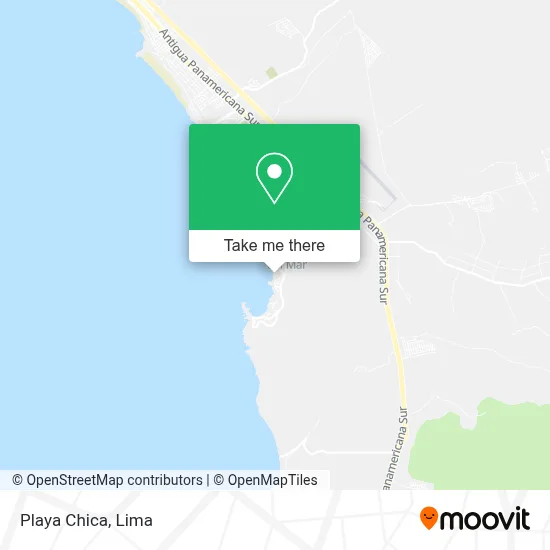Playa Chica map