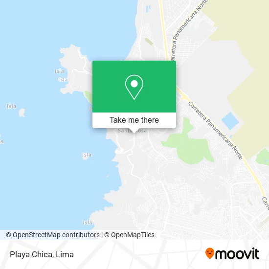 Playa Chica map
