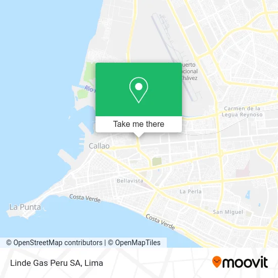 Linde Gas Peru SA map