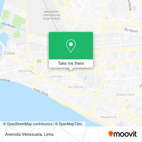 Avenida Venezuela map