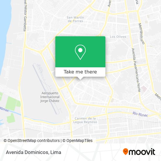Avenida Dominicos map