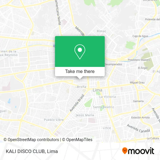 KALI DISCO CLUB map