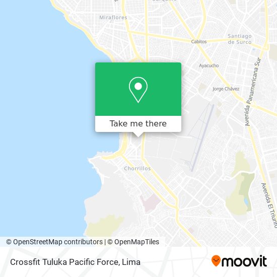 Mapa de Crossfit Tuluka Pacific Force