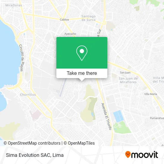 Sima Evolution SAC map