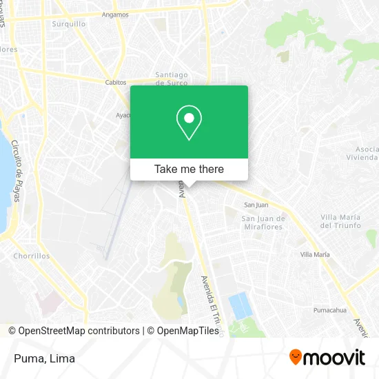 Puma map