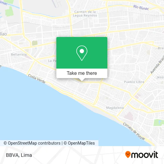 Mapa de BBVA