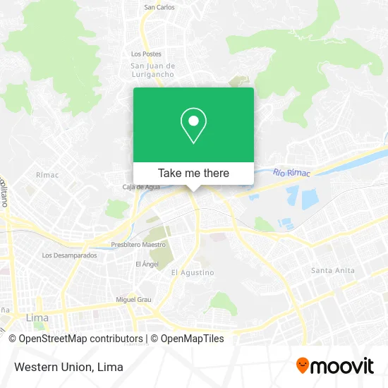 Western Union map