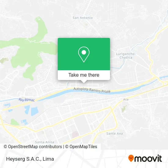 Mapa de Heyserg S.A.C.