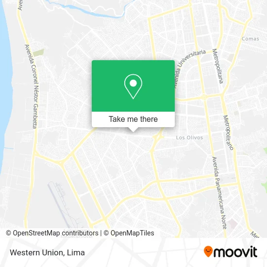Western Union map