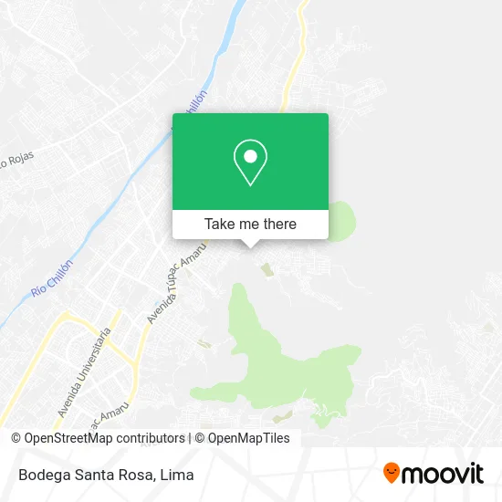 Bodega Santa Rosa map
